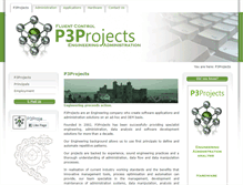 Tablet Screenshot of p3projects.net